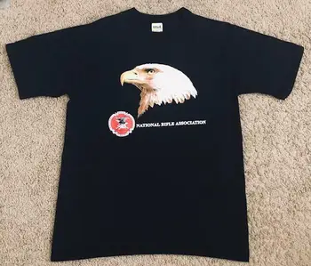 Мужская черная футболка VTG Национальной стрелковой ассоциации Америки Eagle, размер средний