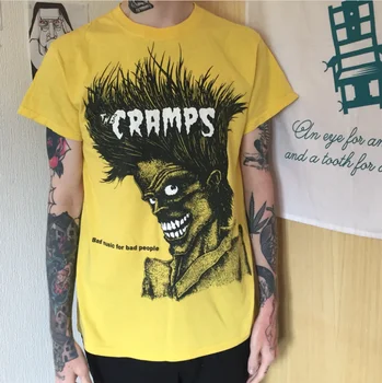 Новинка! Футболка с альбомом The Cramps Bad Music for Bad People, футболка The Cramps DA04335
