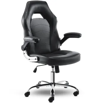 Новое эргономичное кожаное офисное компьютерное кресло 2023 года выпуска с откидывающимися подлокотниками