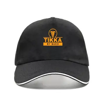 Новый логотип огнестрельного оружия Tikka By Sako Finland Мужская черная шляпа с регулируемой сеткой Молодежный подарок Хлопок 100%