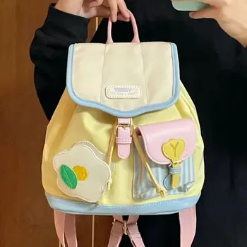 Новый маленький симпатичный рюкзак Lovely Nylon Egg, сумка на два плеча.