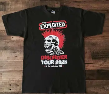 Новый список футболок Exploited Band - двусторонняя футболка