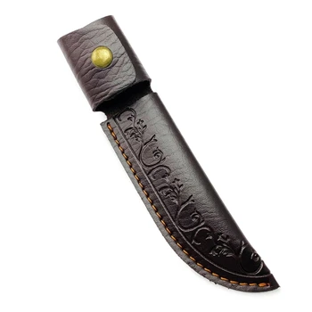 Ножны для карманных ножей Чехлы ручной работы из кожи Кобуры для ножей Прямой держатель ножа Инструмент для переноски ножен на открытом воздухе Простой в использовании