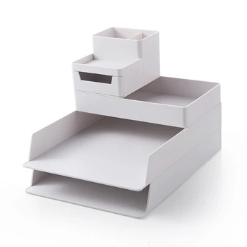Органайзер для бумаги формата А4, Пластиковый футляр для документов, Офисный стол, Ящик для хранения файлов, Заполняющий стол, Держатель для файлов