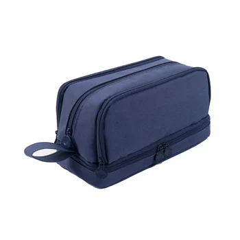 Пенал большой емкости, чехол для карандашей, организованная сумка для ручек, симпатичный пенал для школьных принадлежностей и путешествий, темно-синий