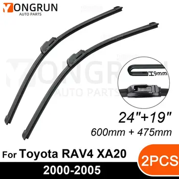 Передние Стеклоочистители Для Toyota RAV4 XA20 2000-2005 Резиновая Щетка Стеклоочистителя 24 