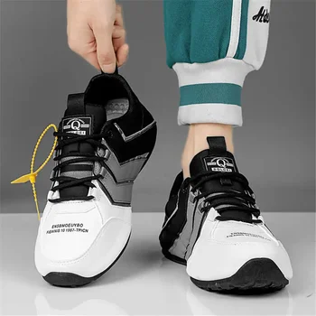 повседневные кроссовки без каблуков на шнуровке для мужчин спортивные мужские теннисные туфли лоферы мужские модные интересные люкс из Китая XXW3