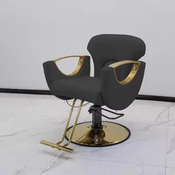 Поддержите Роскошное парикмахерское кресло для переодевания мужчин, кресло с откидной спинкой для шампуня, Парикмахерское кресло, Косметическое оборудование Cadeira Barbeiro Декоративное