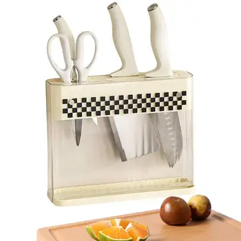 Подставка для слива с присоской, держатель для ножей, блок для настенного крепления, Подставка для ножей и ложек, стойка для посуды, кухонные принадлежности, принадлежности для дома