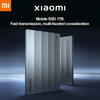 Портативный высокоскоростной мобильный твердотельный накопитель Xiaomi SSD емкостью 1 ТБ, мобильные жесткие диски USB Type-C, высокоскоростные внешние запоминающие устройства