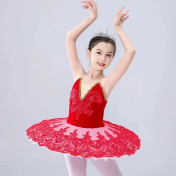 Профессиональное балетное платье для девочек, детское балетное платье для девочек, женское балетное платье для танцев для взрослых