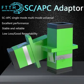 Разъем адаптера SC APC Simplex SM Однорежимный пластиковый волоконно-оптический адаптер Бесплатная Доставка 0