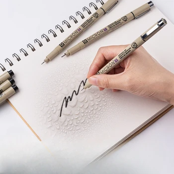 Ручка Cherry Blossom Line Art, специальный дизайн, Рисованная ручка, Рисунок комиксов, Водонепроницаемая ручка для подписи, стилус Edge
