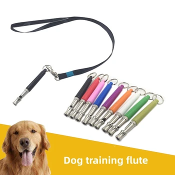 Свисток для собак, устройство для остановки лая, медная бесшумная ультразвуковая обучающая флейта для собак, средство для остановки лая для зоотоваров, звуковой тренажер