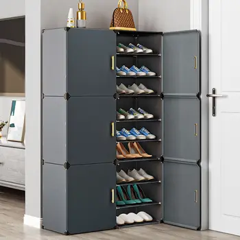 Современные складные шкафы для дома, гостиной, коридора, Многослойная Пыленепроницаемая полка для хранения обуви для вашей комнаты, полка для прихожей Simplicity