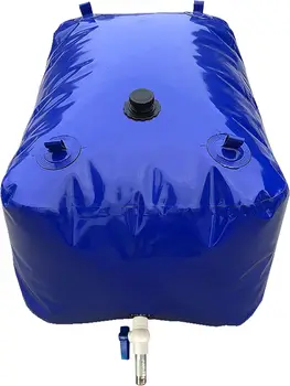 Сумка для хранения воды, Аварийный резервуар для воды, Складная переносная дождевальная сумка для защиты от сухого орошения на открытом воздухе (240 л) 0