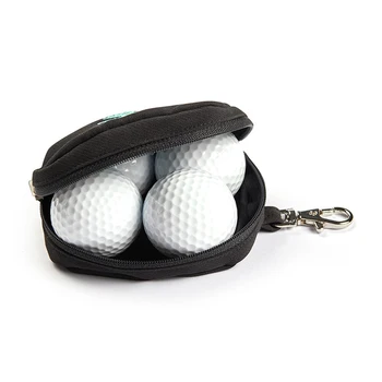 Сумка для хранения мячей для гольфа Портативная сумка для хранения мини-гольфа Сумка для хранения спортивных аксессуаров для гольфа из искусственной кожи