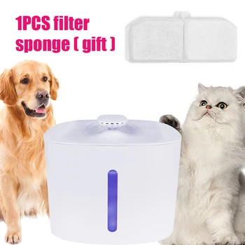 Умная поилка для домашних животных объемом 3 л со светодиодной подсветкой, Поилка для кошек и собак, USB-диспенсер для воды для кошек, Автоматический Фонтан для воды