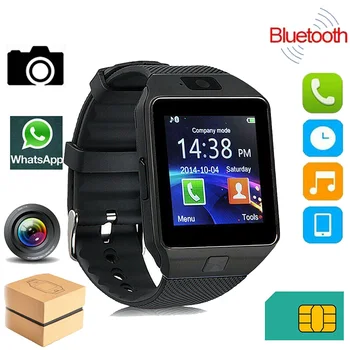 Умные часы Smart Watch Телефон с sim-картой DZ09 Call Me Спортивные часы для мужчин и женщин Порт для карт памяти Камера