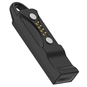 Черный Пластиковый Небольшой Зарядный Адаптер Для Аксессуаров Polar Pacer /Pacer Pro 4Pin Смарт-Часы TPYC Адаптер USB Зарядное Устройство Конвертер