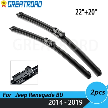 Щетки передних стеклоочистителей Wiper LHD для Jeep Renegade BU 2014 - 2019 лобовое стекло 22 