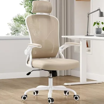 Эргономичный Офисный стул, Сетчатый офисный стол, кресло с подголовником, мебель для компьютерных игр на колесиках