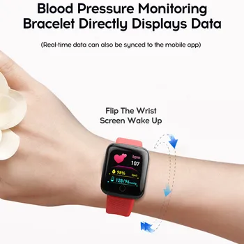 116 Плюс Смарт-Часы Bluetooth Для Мужчин Женщин Приборы Для Измерения Артериального Давления Сердечного Ритма Мониторы Спортивные Smartwatch Трекер Напоминание Мониторинг Сна 1