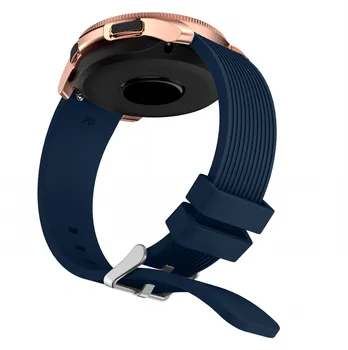 20 мм ремешок для часов Спортивная силиконовая лента для Samsung Galaxy Watch 42 мм ремешок браслет для Gear Sport S2 Классические ремешки для часов 1