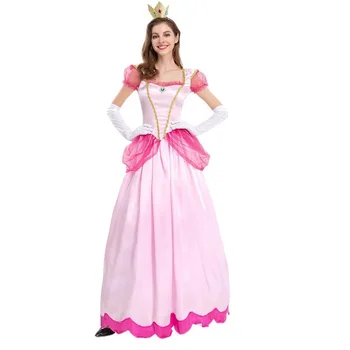 2023 Новое платье принцессы Мэри Пинки, платье королевы вечеринки, Розовый костюм принцессы в цвету персика 1