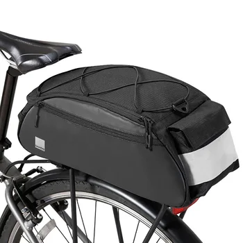Велосипедная сумка объемом 10 л, сумка на полку, Велосипедная стойка для заднего сиденья, сумка для багажника, Седельная сумка, сумка для переноски, аксессуары для горных велосипедов Rockbros 1