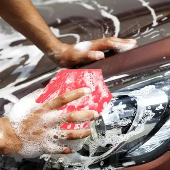 Губка для чистки автомобиля Мягкая Губка для мытья автомобиля с защитой от царапин Дышащая Большая Губка Удобные Аксессуары для автомойки 1