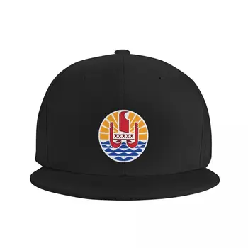 Панк-герб Французской Полинезии, бейсболки в стиле хип-хоп, мужская и Женская Регулируемая шляпа для папы Snapback 1