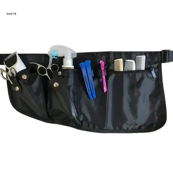 Профессиональная сумка для стрижки волос X7YA, поясная сумка с регулируемым поясным ремнем для салона 1