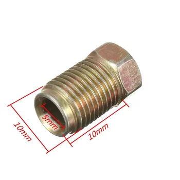 10шт 20шт Гайки для коротких тормозных трубок 10 мм x 1 мм для метрических тормозных трубок диаметром 3/16 дюйма 2