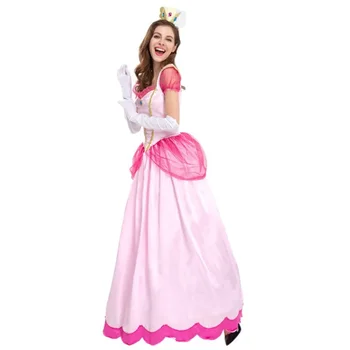 2023 Новое платье принцессы Мэри Пинки, платье королевы вечеринки, Розовый костюм принцессы в цвету персика 2