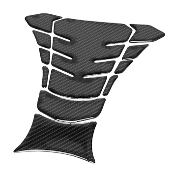 3D наклейка из углеродного волокна с рыбьей костью, наклейка на крышку топливного бака для YAMAHA MT07 R1 R6 2