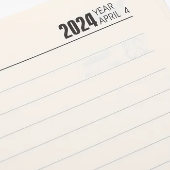 Английский блокнот формата А5 со вставкой для ручки Планировщик Блокнот Домашнее годовое расписание Блокнот Ежедневное планирование Блокнот Расписание книга 2