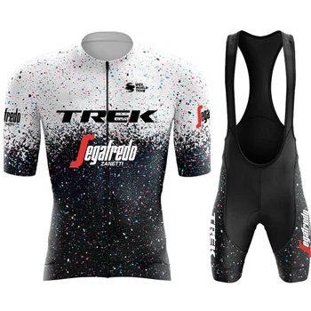 Велоспорт Mtb TREK Брюки Мужские Профессиональная рубашка Джерси Pro 2024 Одежда Команды Летняя мужская форма Мужская одежда Спортивная одежда Комплект нагрудников 2