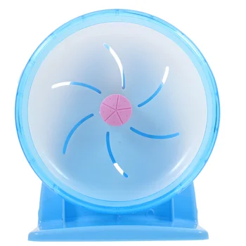 Игрушка-колесо для хомяка Бесшумный Бегун Пластиковый Бесшумный Роликовый тренажер для крепления клетки к колесу 2