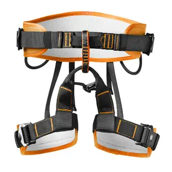 Ремни безопасности для скалолазания премиум-класса, детские поясные ремни, профессиональная прочная половина корпуса для альпинизма, скалолазание по канату 2
