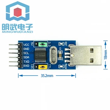 CH341T Двухфункциональный Модуль USB Turn I2C IIC UART И USB Turn TTL однокристальный Микрокомпьютерный Загрузчик С последовательным портом 3