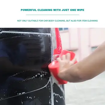Губка для чистки автомобиля Мягкая Губка для мытья автомобиля с защитой от царапин Дышащая Большая Губка Удобные Аксессуары для автомойки 3