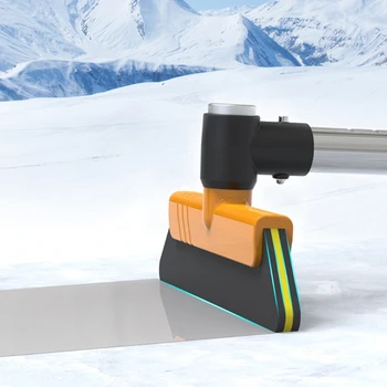 Инструмент для чистки снегоуборщика Регулируемая Выдвижная EVA Лопата для снега Щетка для удаления снега Лобовое стекло Метла для снега для автомобиля внедорожника грузовика 3