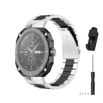 Сменный ремешок для часов из нержавеющей стали, совместимый с браслетом Huawei Watch Gt Cyber С инструментом для снятия 3