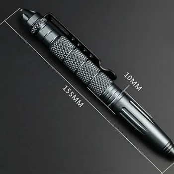Тактическая ручка Многофункциональная мини-карманная противоскользящая ручка Портативный инструмент для выживания в походах на открытом воздухе 3