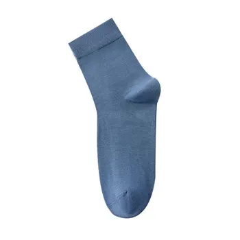 Тонкие хлопчатобумажные мужские хлопчатобумажные носки со средней трубкой, спортивный дезодорант, впитывающий пот и антибактериальное сочетание 3