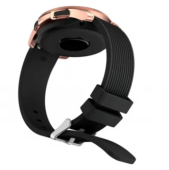 20 мм ремешок для часов Спортивная силиконовая лента для Samsung Galaxy Watch 42 мм ремешок браслет для Gear Sport S2 Классические ремешки для часов 4