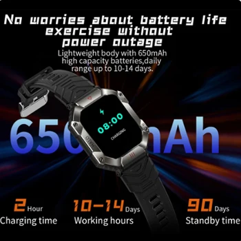 2024 Смарт-часы Мужские Для Xiaomi Спортивные Фитнес-Часы IP67 Водонепроницаемые 2,0 