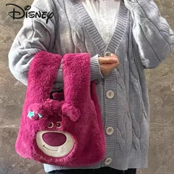 Disney Chichiti Новая женская сумка люксового бренда, женская плюшевая сумка, Мультяшная милая 3D женская сумка, большая емкость, высокое качество 4