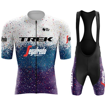 Велоспорт Mtb TREK Брюки Мужские Профессиональная рубашка Джерси Pro 2024 Одежда Команды Летняя мужская форма Мужская одежда Спортивная одежда Комплект нагрудников 4